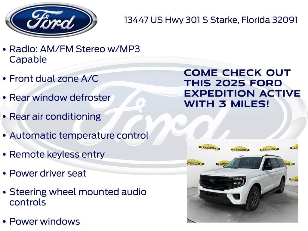 2025 Ford Expedition Active 200A