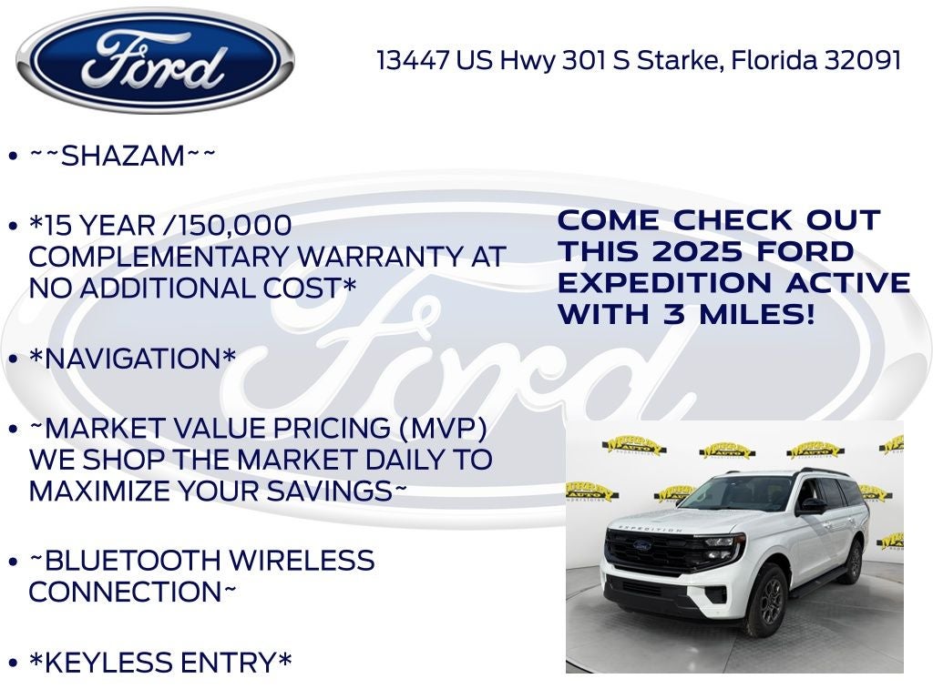 2025 Ford Expedition Active 200A