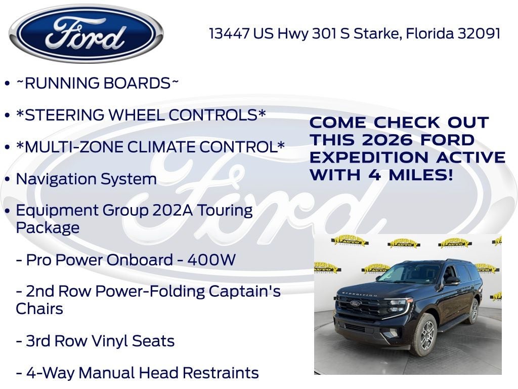 2026 Ford Expedition Active 202A