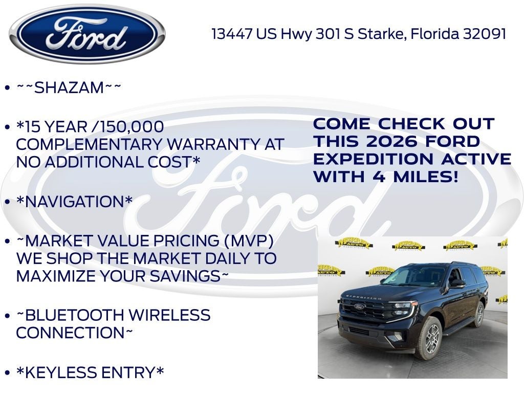 2026 Ford Expedition Active 202A