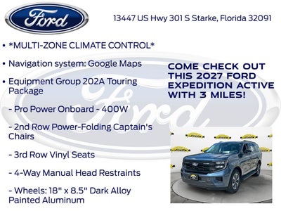 2027 Ford Expedition Active 202A