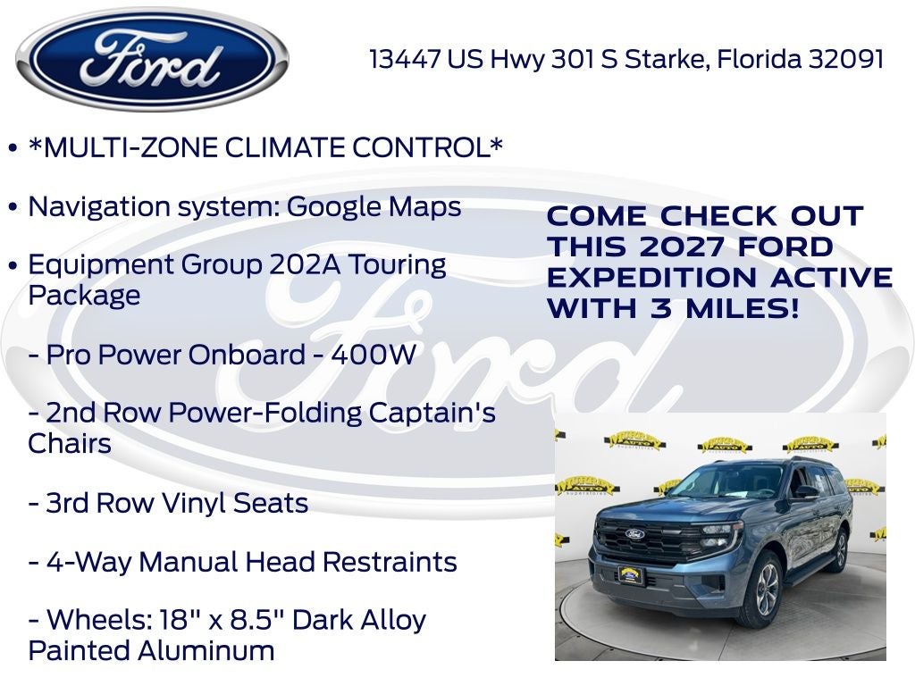 2027 Ford Expedition Active 202A