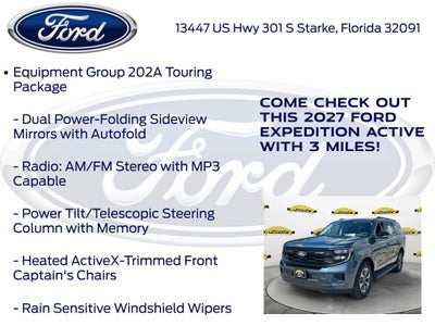 2027 Ford Expedition Active 202A