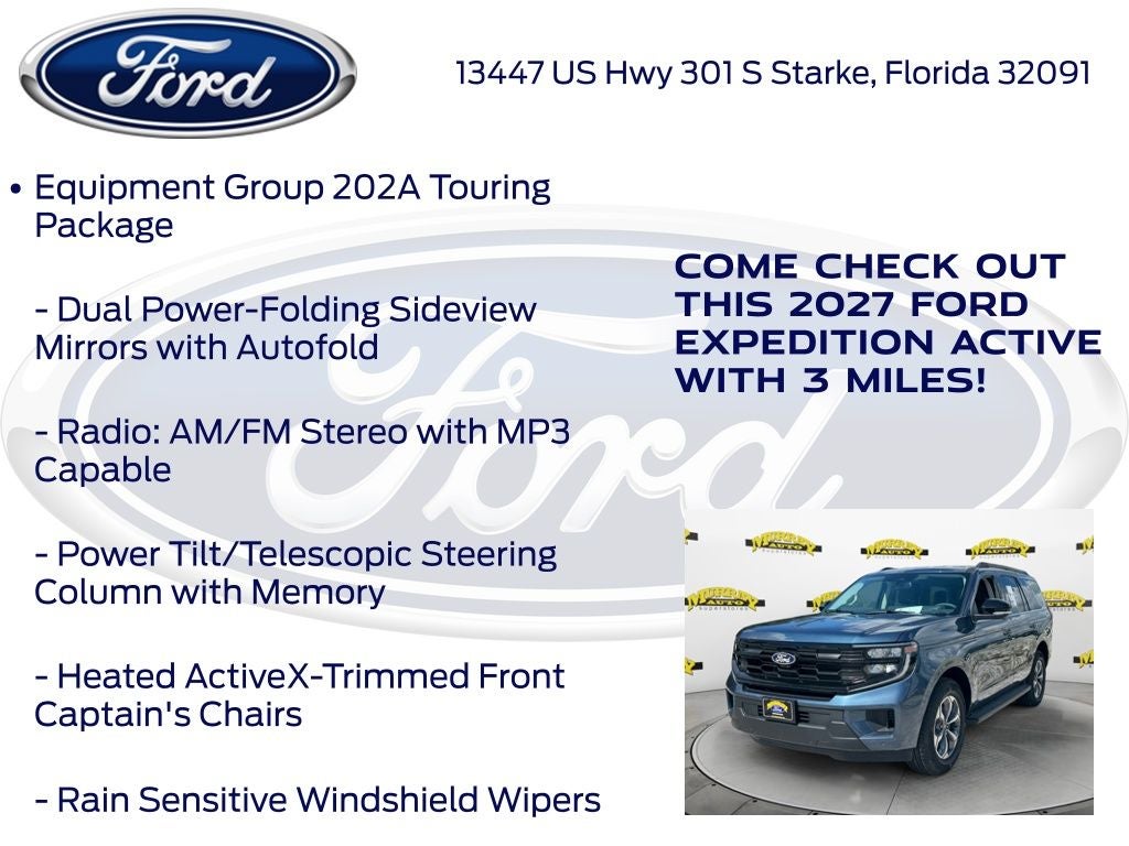 2027 Ford Expedition Active 202A