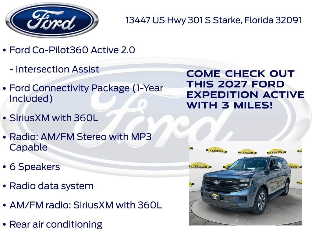2027 Ford Expedition Active 202A