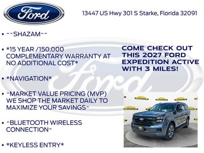 2027 Ford Expedition Active 202A
