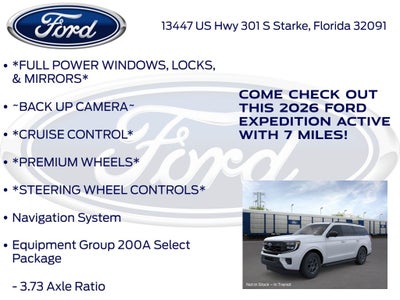 2026 Ford Expedition Active 200A