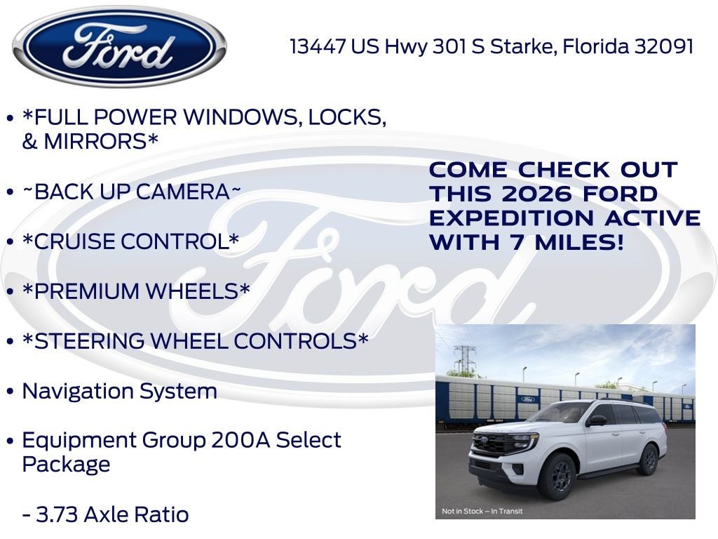 2026 Ford Expedition Active 200A