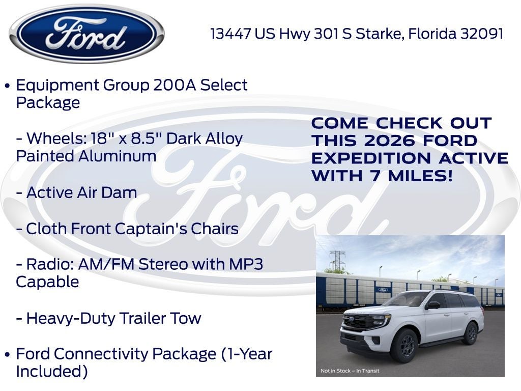 2026 Ford Expedition Active 200A
