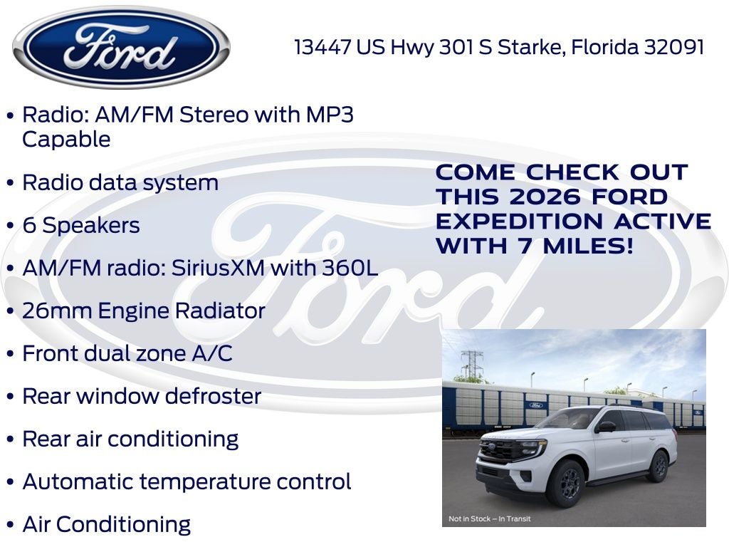 2026 Ford Expedition Active 200A