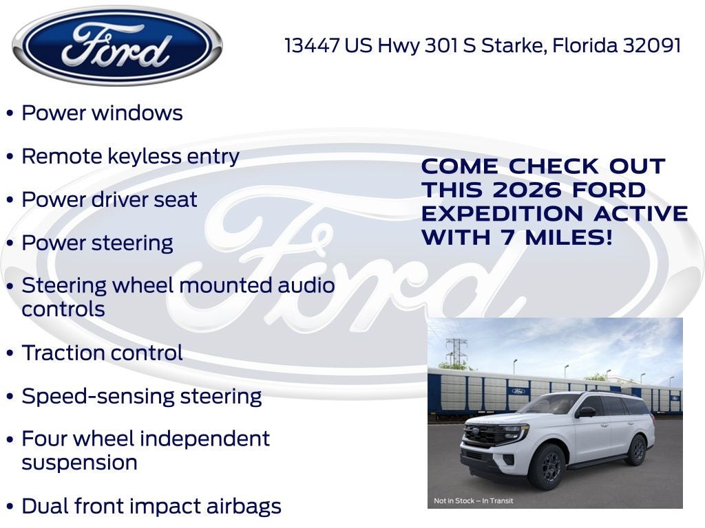 2026 Ford Expedition Active 200A