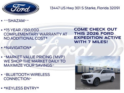 2026 Ford Expedition Active 200A