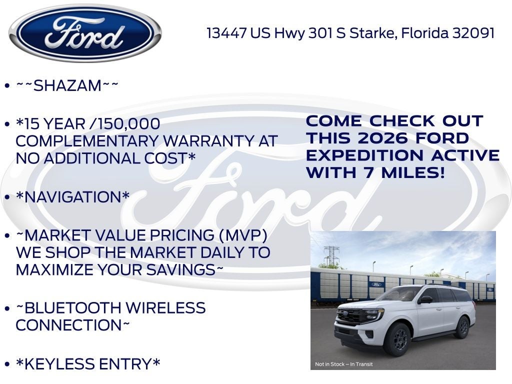 2026 Ford Expedition Active 200A