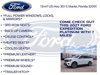 2027 Ford Expedition Platinum InTransit