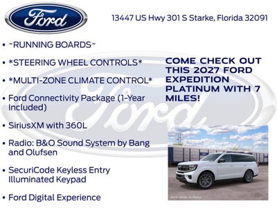 2027 Ford Expedition Platinum InTransit