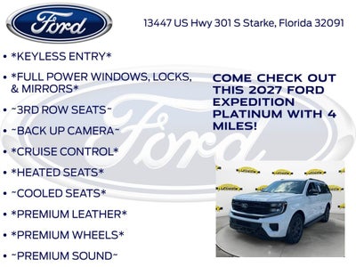 2027 Ford Expedition Platinum 600A