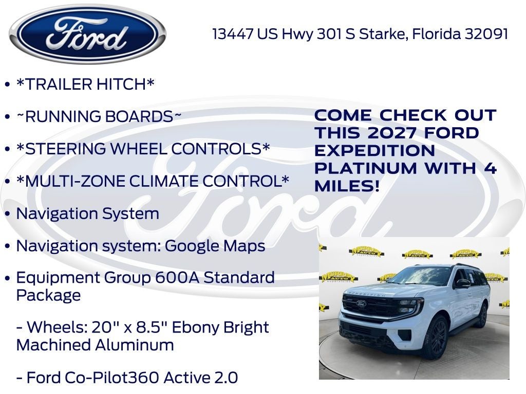 2027 Ford Expedition Platinum 600A