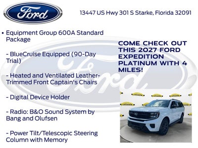 2027 Ford Expedition Platinum 600A