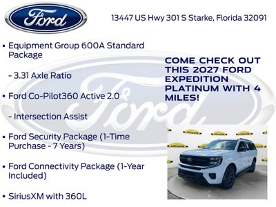 2027 Ford Expedition Platinum 600A