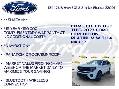 2027 Ford Expedition Platinum 600A