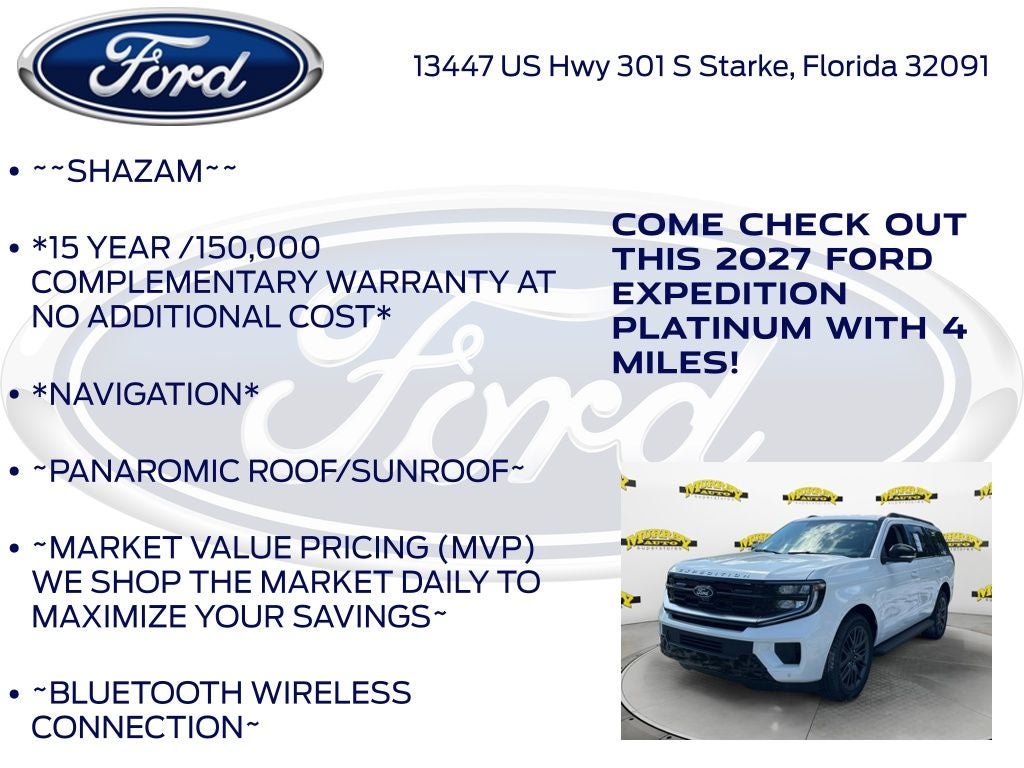 2027 Ford Expedition Platinum 600A
