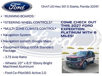 2027 Ford Expedition Platinum 600A