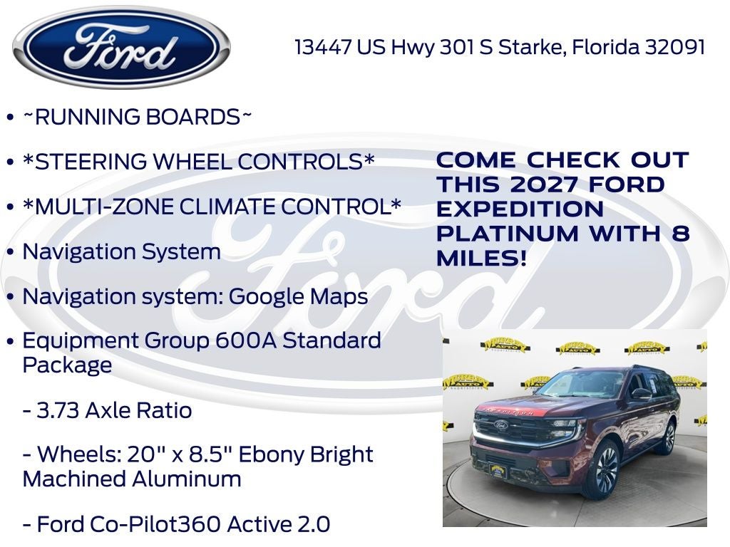 2027 Ford Expedition Platinum 600A
