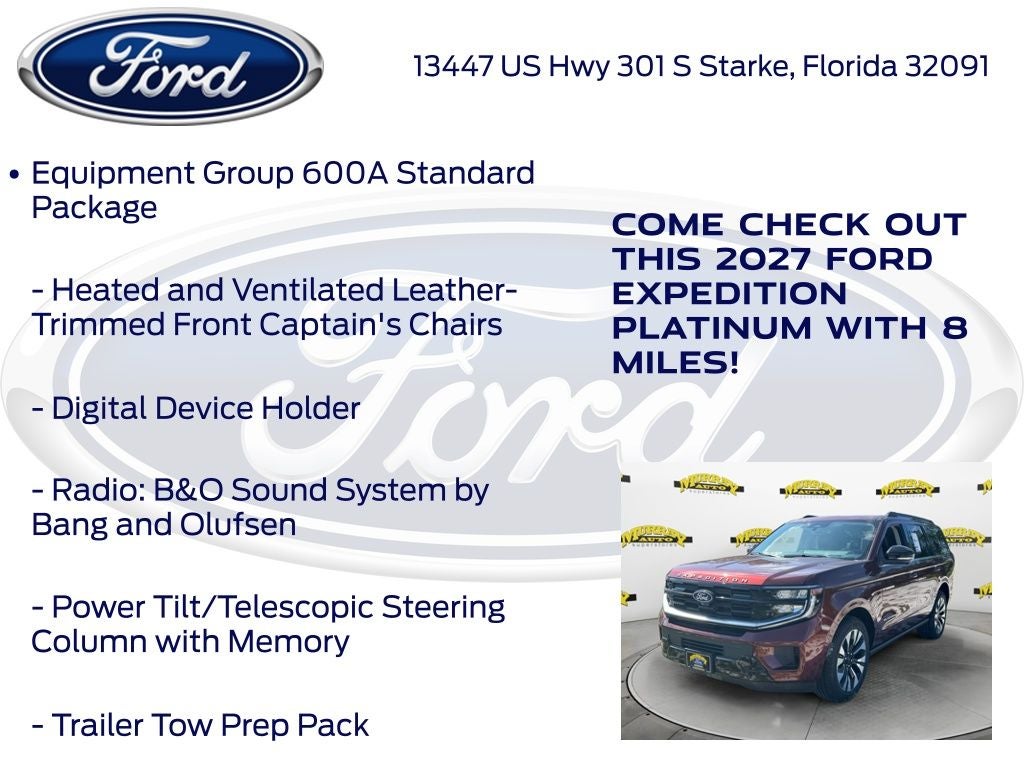 2027 Ford Expedition Platinum 600A