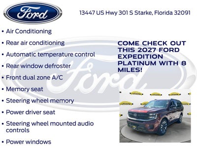 2027 Ford Expedition Platinum 600A