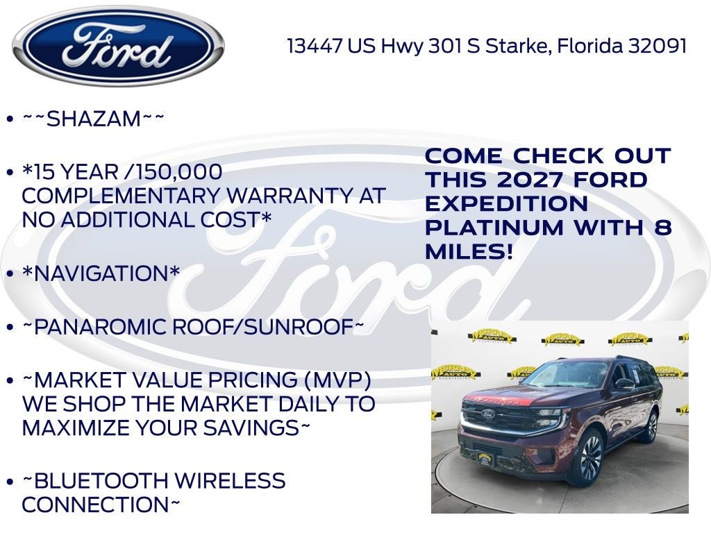 2027 Ford Expedition Platinum 600A