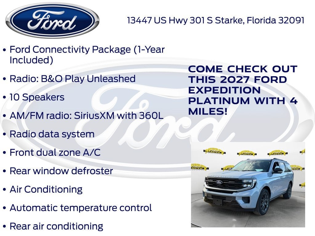 2027 Ford Expedition Platinum 600A