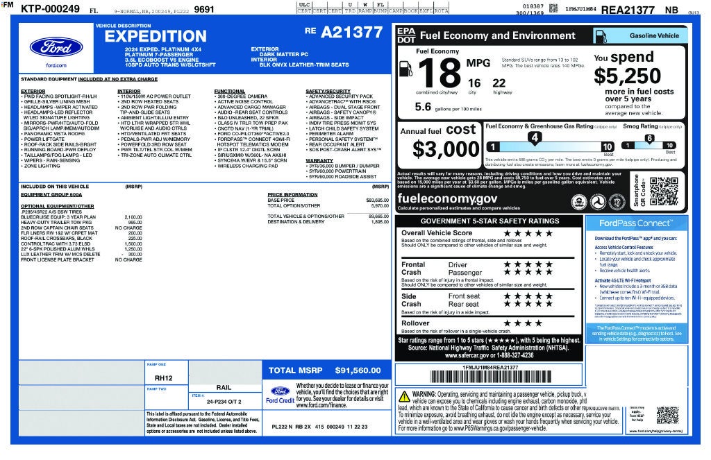 2024 Ford Expedition Platinum