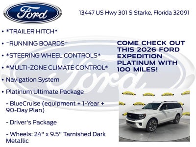 2026 Ford Expedition Platinum 600A