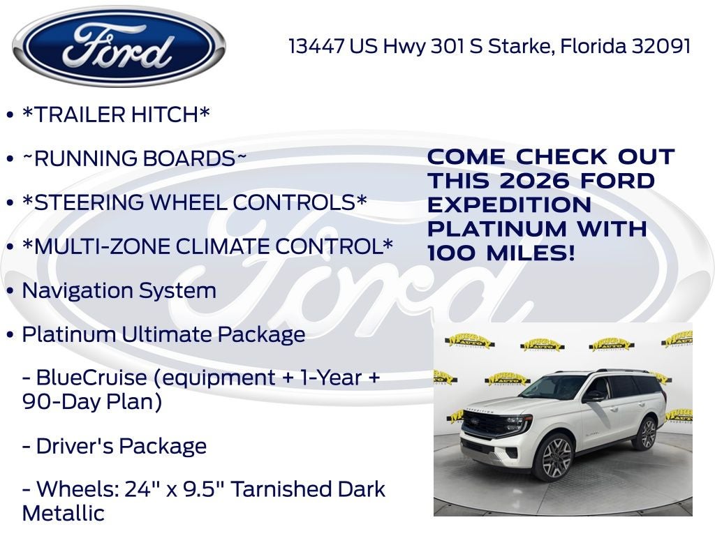 2026 Ford Expedition Platinum 600A