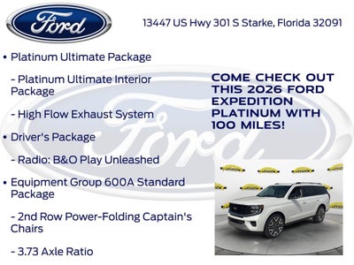 2026 Ford Expedition Platinum 600A