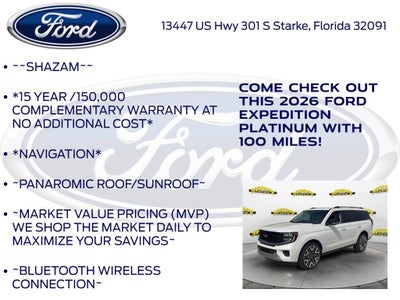2026 Ford Expedition Platinum 600A