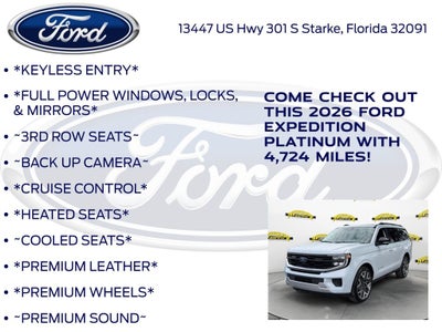2026 Ford Expedition Platinum 600A