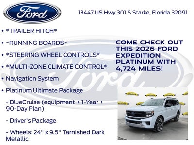 2026 Ford Expedition Platinum 600A