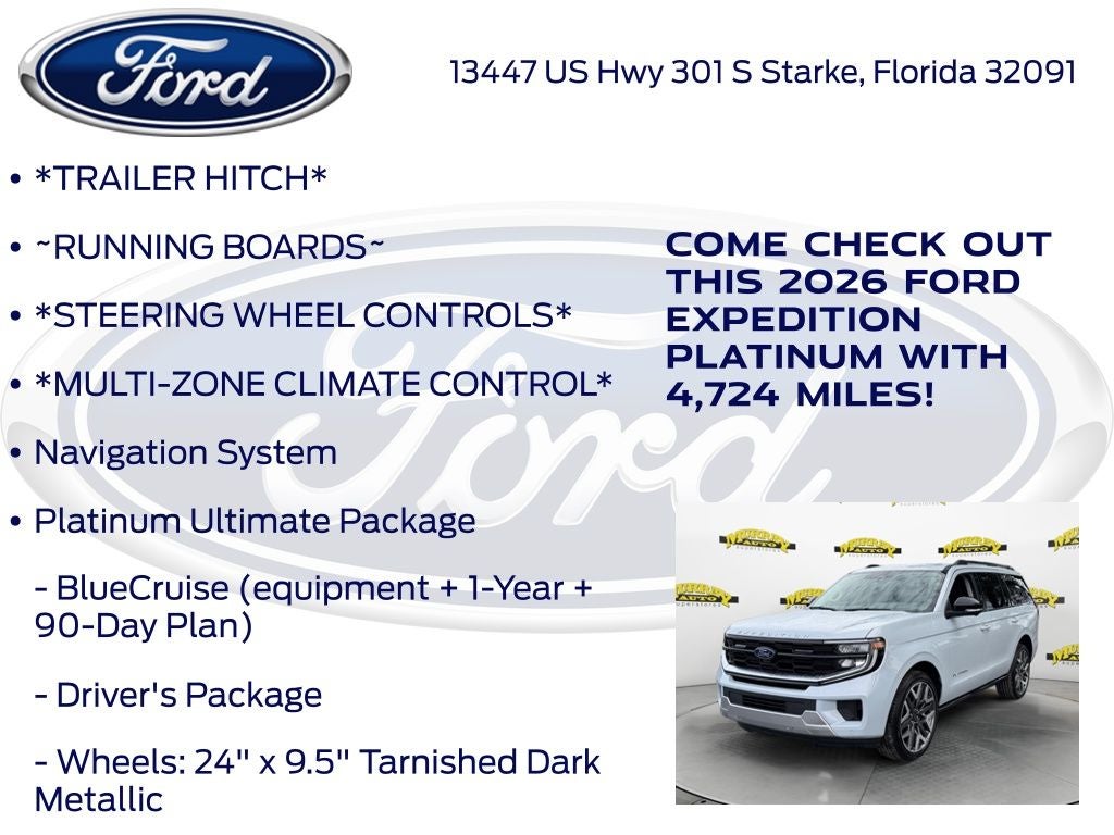 2026 Ford Expedition Platinum 600A