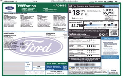 2026 Ford Expedition Platinum 600A