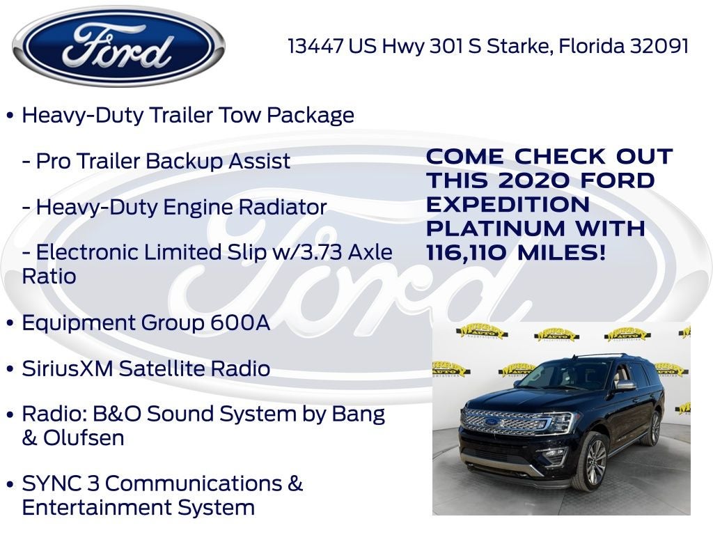 2020 Ford Expedition Platinum