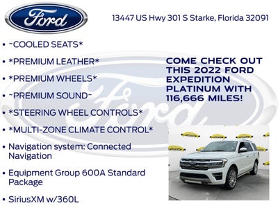 2022 Ford Expedition Platinum