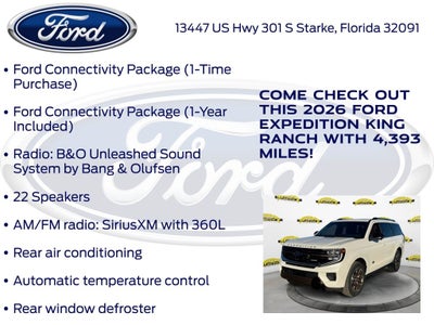 2026 Ford Expedition King Ranch 400A