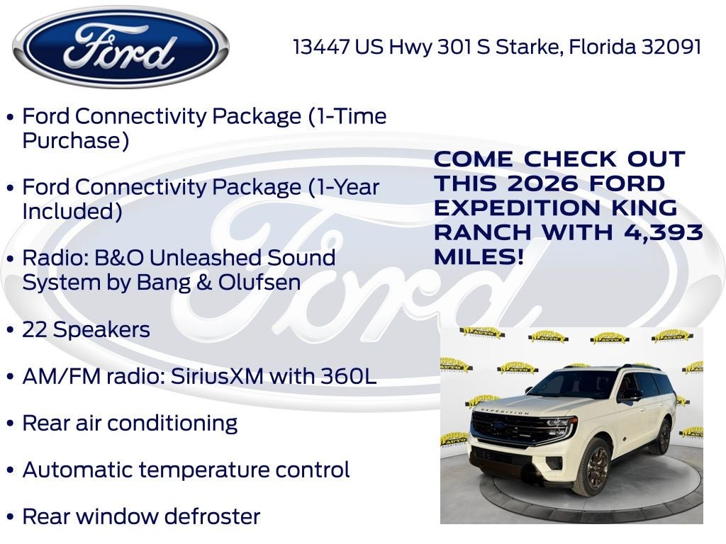 2026 Ford Expedition King Ranch 400A