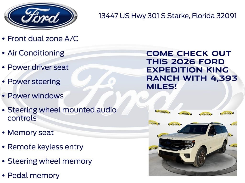 2026 Ford Expedition King Ranch 400A