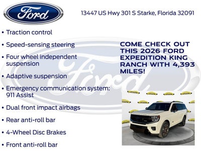 2026 Ford Expedition King Ranch 400A