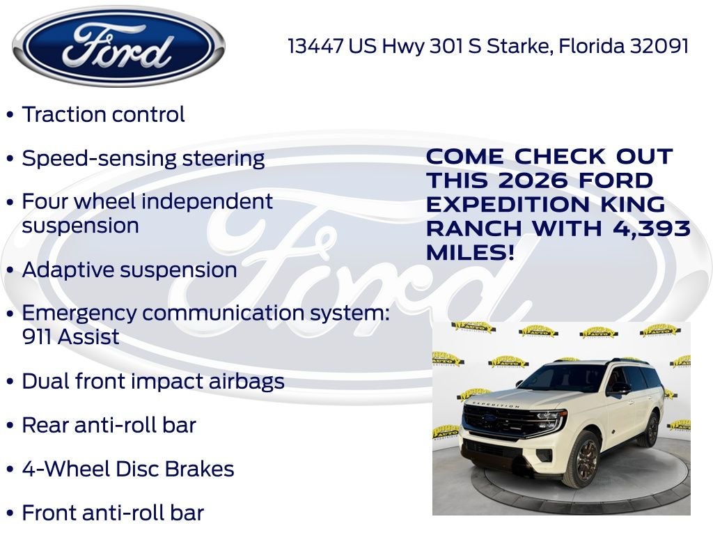 2026 Ford Expedition King Ranch 400A