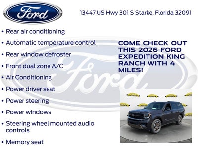 2026 Ford Expedition King Ranch 400A