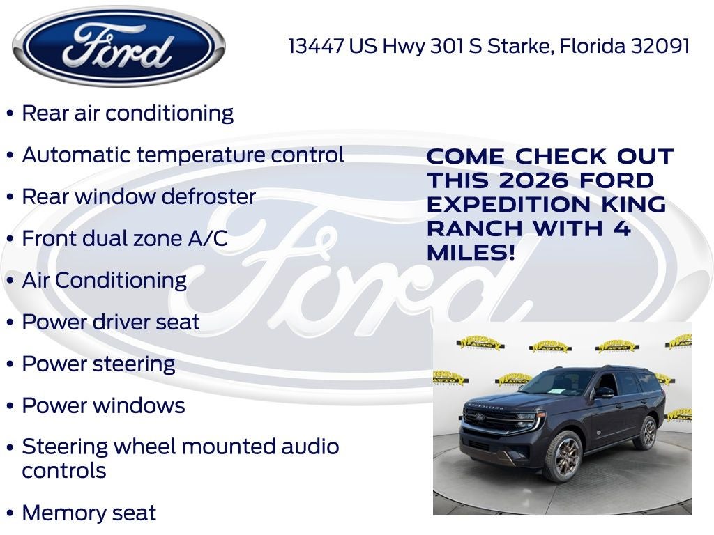 2026 Ford Expedition King Ranch 400A