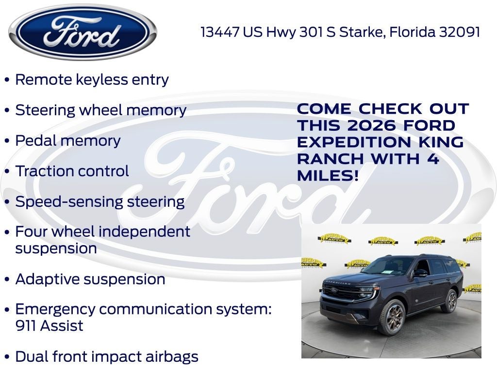 2026 Ford Expedition King Ranch 400A